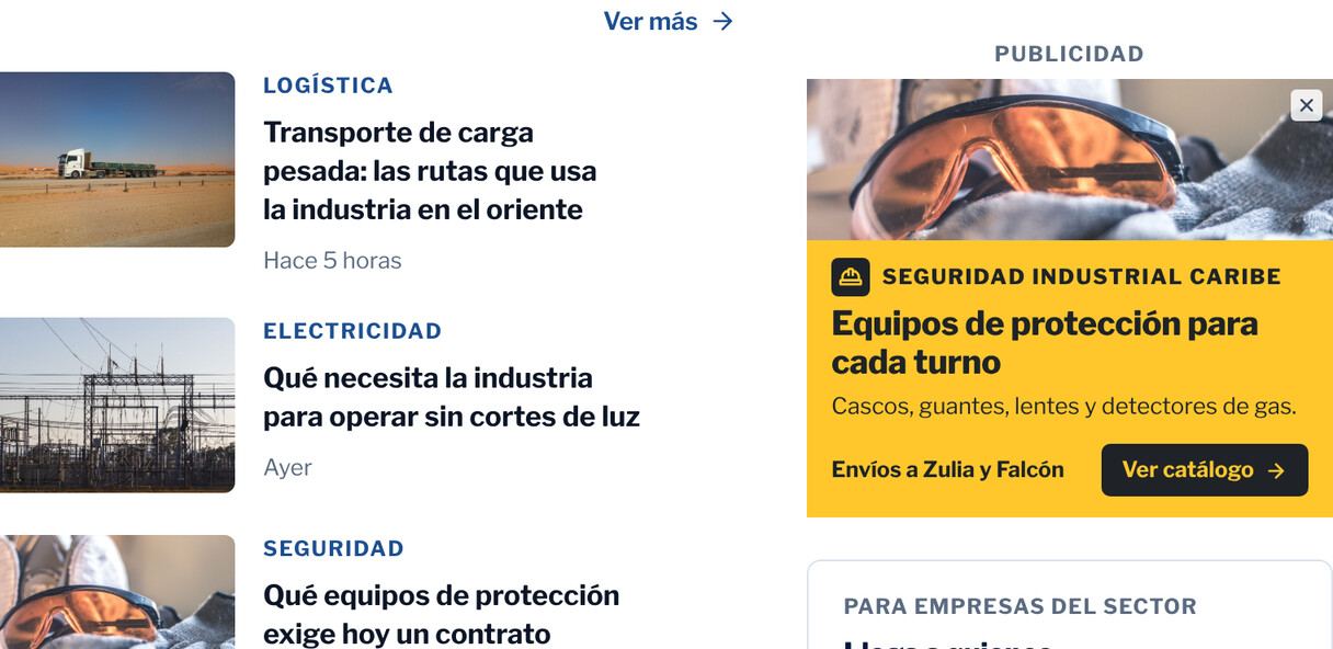 Vista previa de la portada de Petróleo y energía con el espacio del anuncio marcado