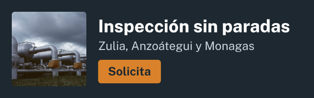 Creatividad Móvil 320×100 de Andina Servicios Industriales: «Inspección sin paradas»